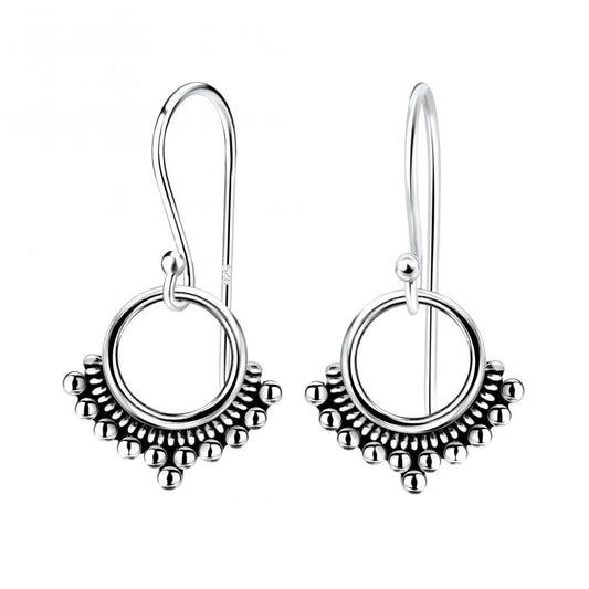 Bohemian Style Earrings - 925 Sterling Silver