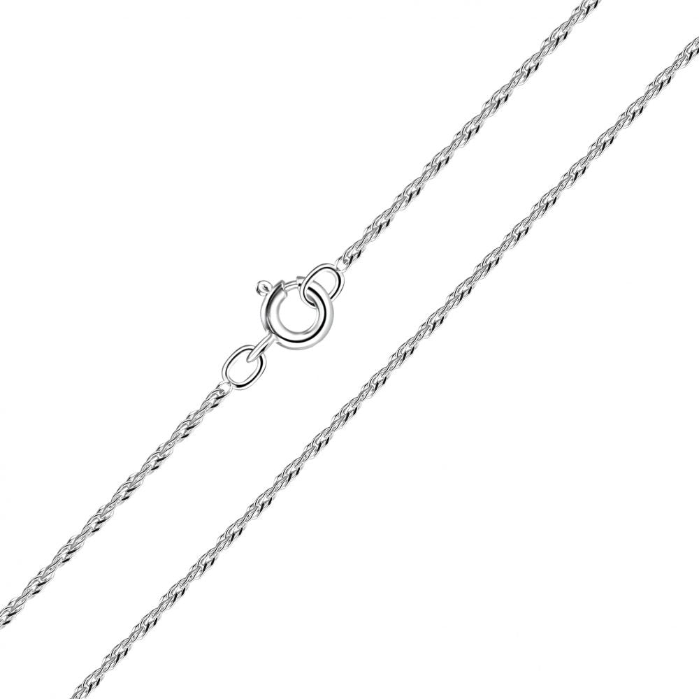 45cm Silver Singapore Chain - 925 Sterling Silver