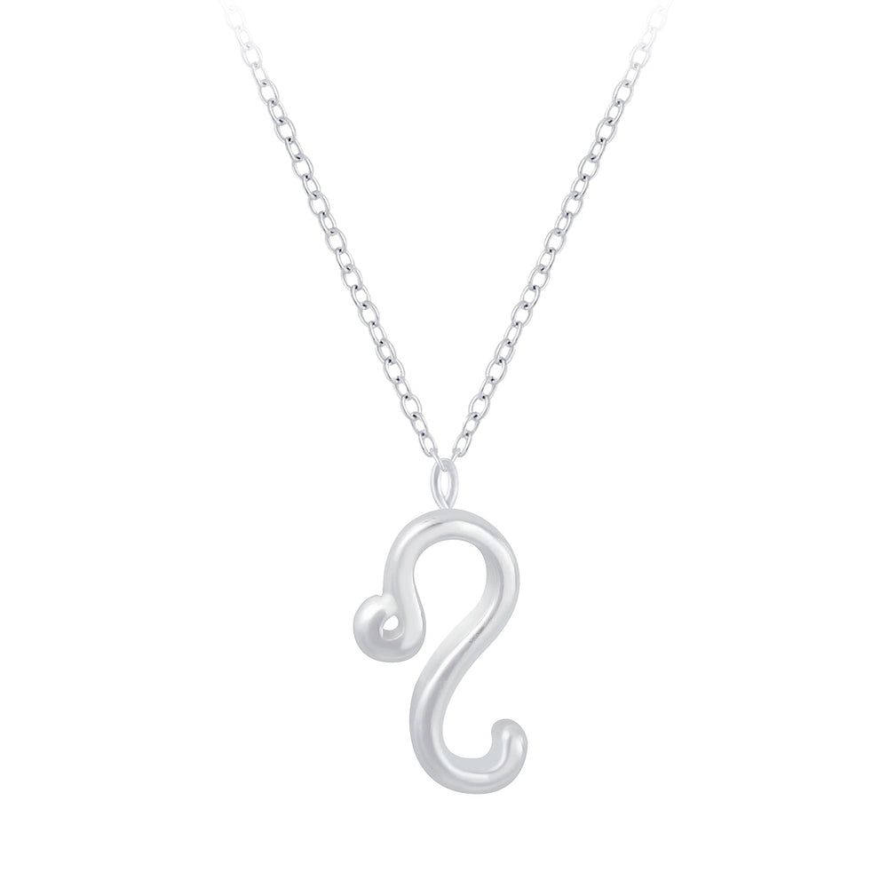 Leo Zodiac Sign Necklace - 18 Inches - 925 Sterling Silver