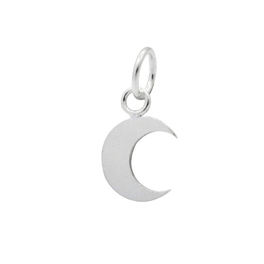 Moon Pendant - 7mm - 925 Sterling Silver