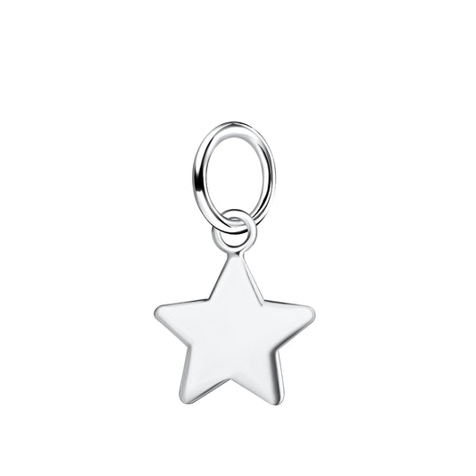 Star Pendant - 9mm - 925 Sterling Silver