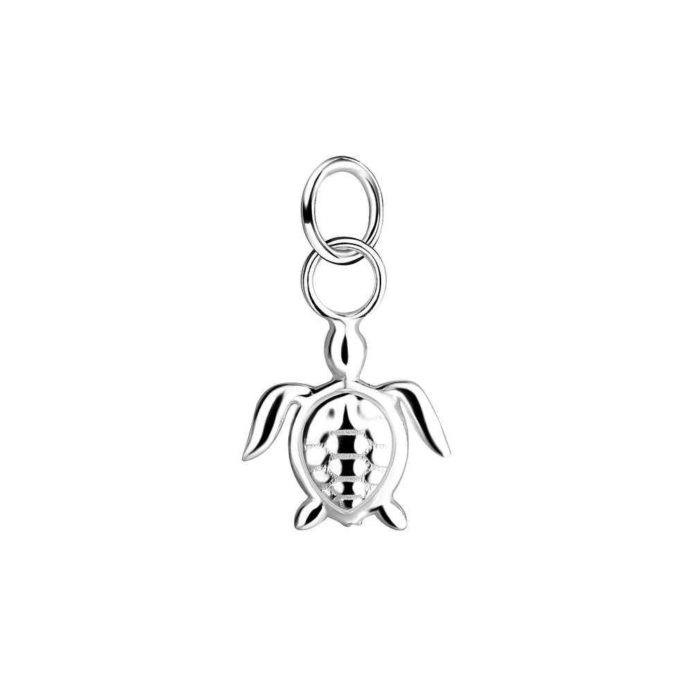 Turtle Pendant - 10mm - 925 Sterling Silver