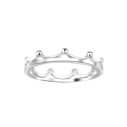 Crown Ring - Size 6 - 925 Sterling Silver